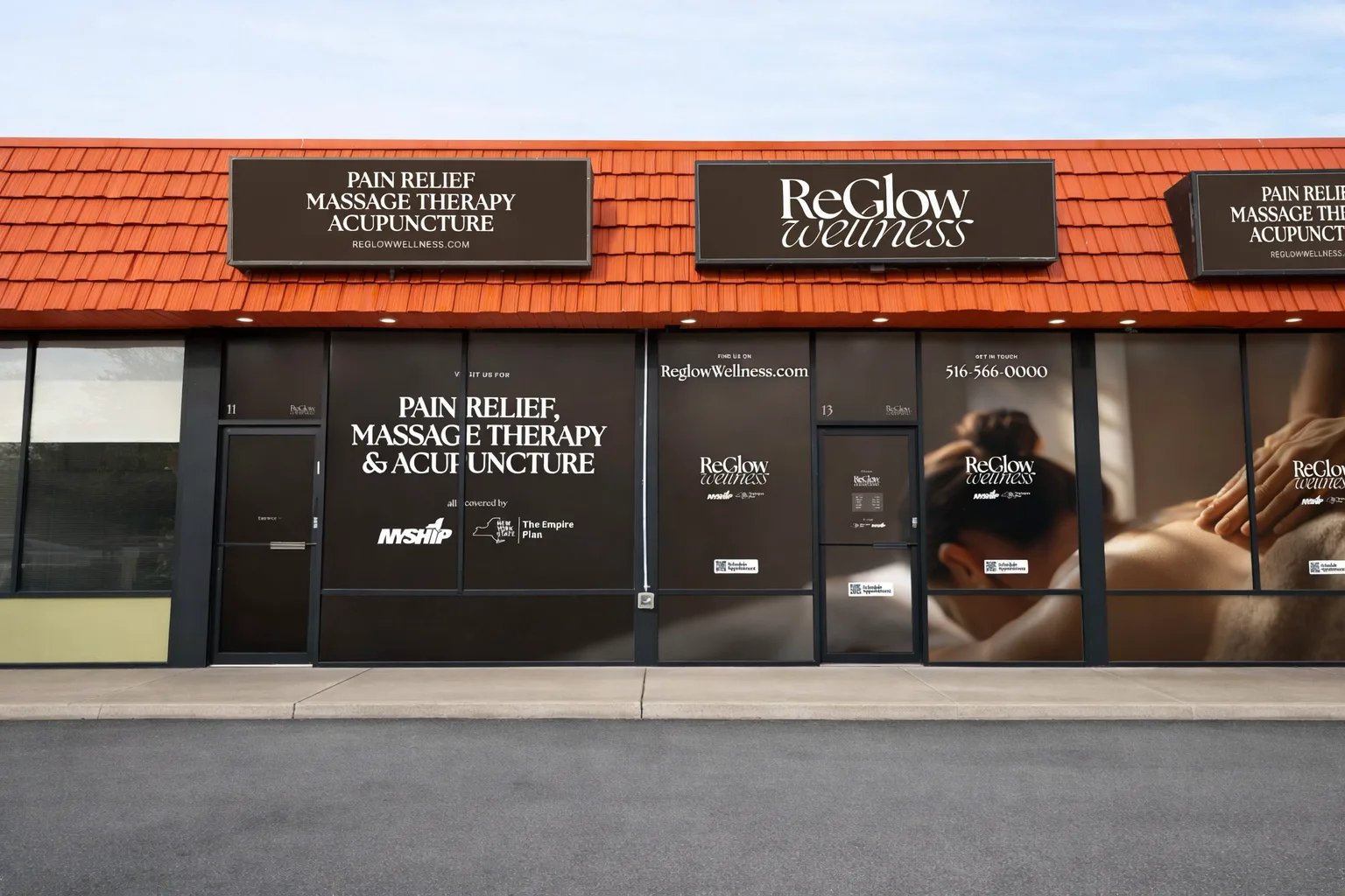The ReGlow Wellness clinic storefront